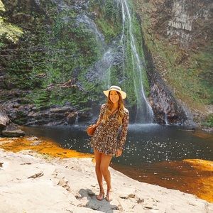 Cute loose floral romper